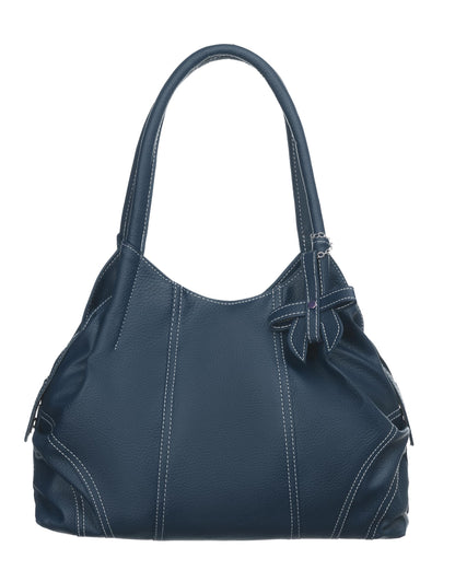 Fostelo Women's Vegan Leather Style Diva Handbag Shoulder Hobo Bag Ladies Purse (Large)