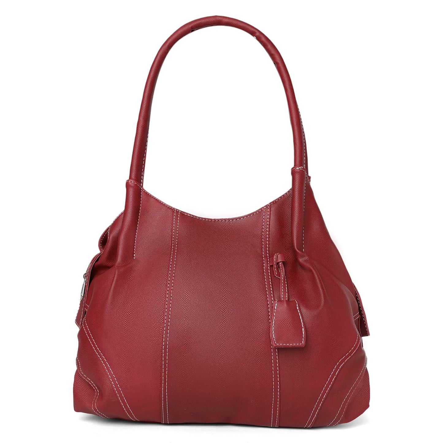 Fostelo Women's Vegan Leather Style Diva Handbag Shoulder Hobo Bag Ladies Purse (Large)