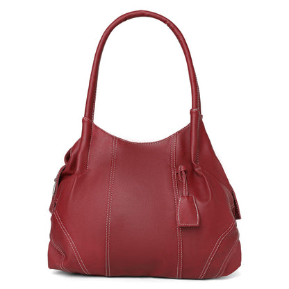 Fostelo Women's Vegan Leather Style Diva Handbag Shoulder Hobo Bag Ladies Purse (Large)