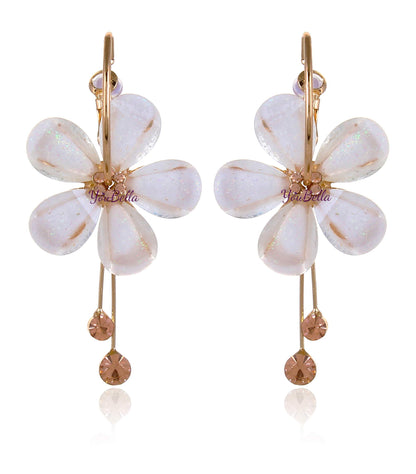 YouBella Jewellery Earings Gold Plated Floral Earrings for Girls and Women