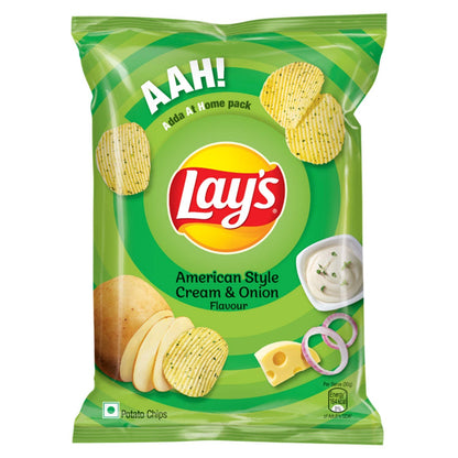 Lay's Potato Chips, India's Magic Masala Flavour, Crunchy Chips & Snacks 3 PACK