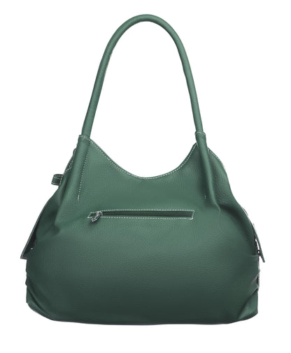 Fostelo Women's Vegan Leather Style Diva Handbag Shoulder Hobo Bag Ladies Purse (Large)