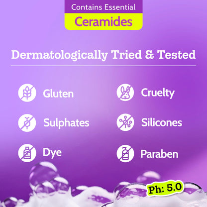 Body Wash Exfoliating For Dry Rough Bumpy Strawberry Skin With 1% Salicylic Acid 2% Lactic Acid And Ceramides For Men And Women (7.9 Ounce)