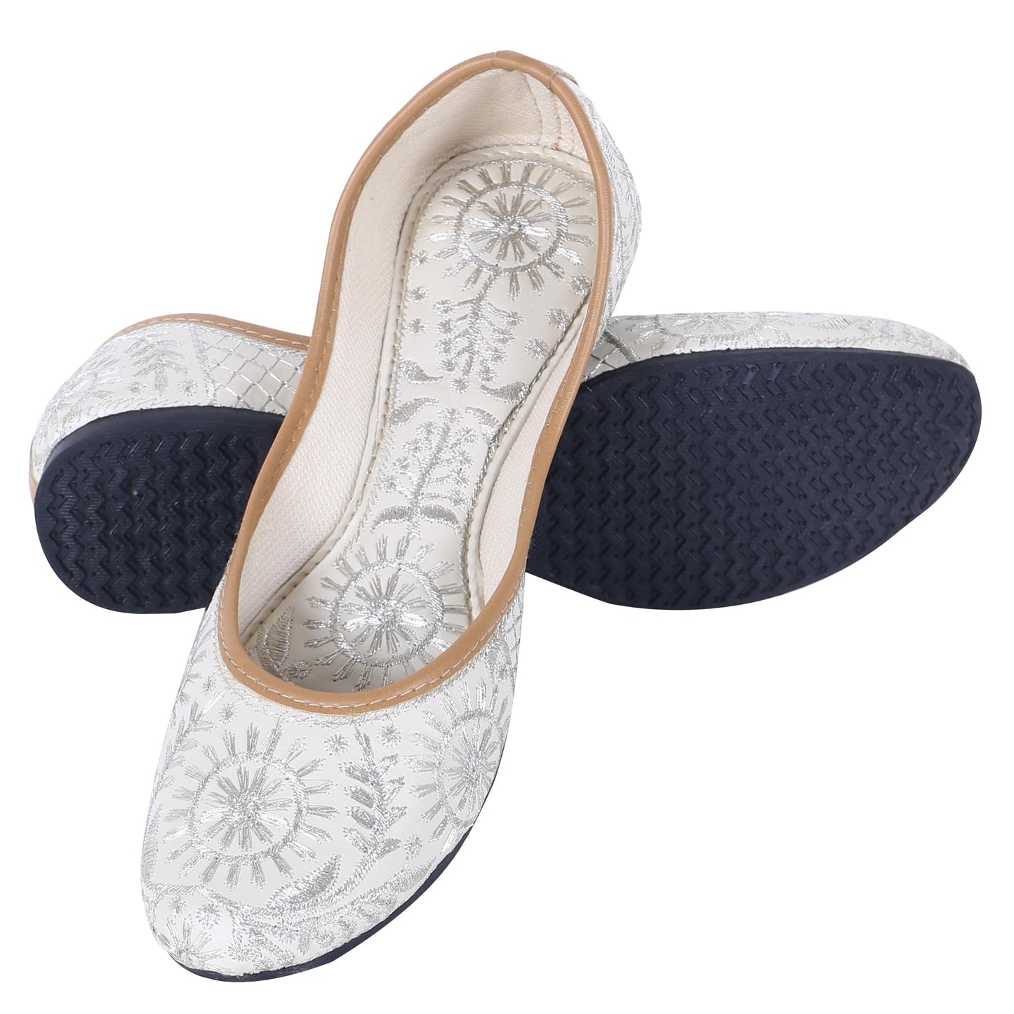 DFR Woman Embroidered Punjabi Mojari Jutti Juti for Women Shoe