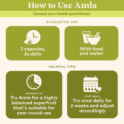 ORGANIC INDIA Amla Capsules Organic - Indian Gooseberry Herbal Vitamin Supplement, Amla Supplement, Immune Support, Vegan, Gluten-Free, Ayurvedic, Antioxidant, Non-GMO - 90 Capsules