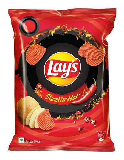 Lay's Potato Chips, India's Magic Masala Flavour, Crunchy Chips & Snacks 3 PACK