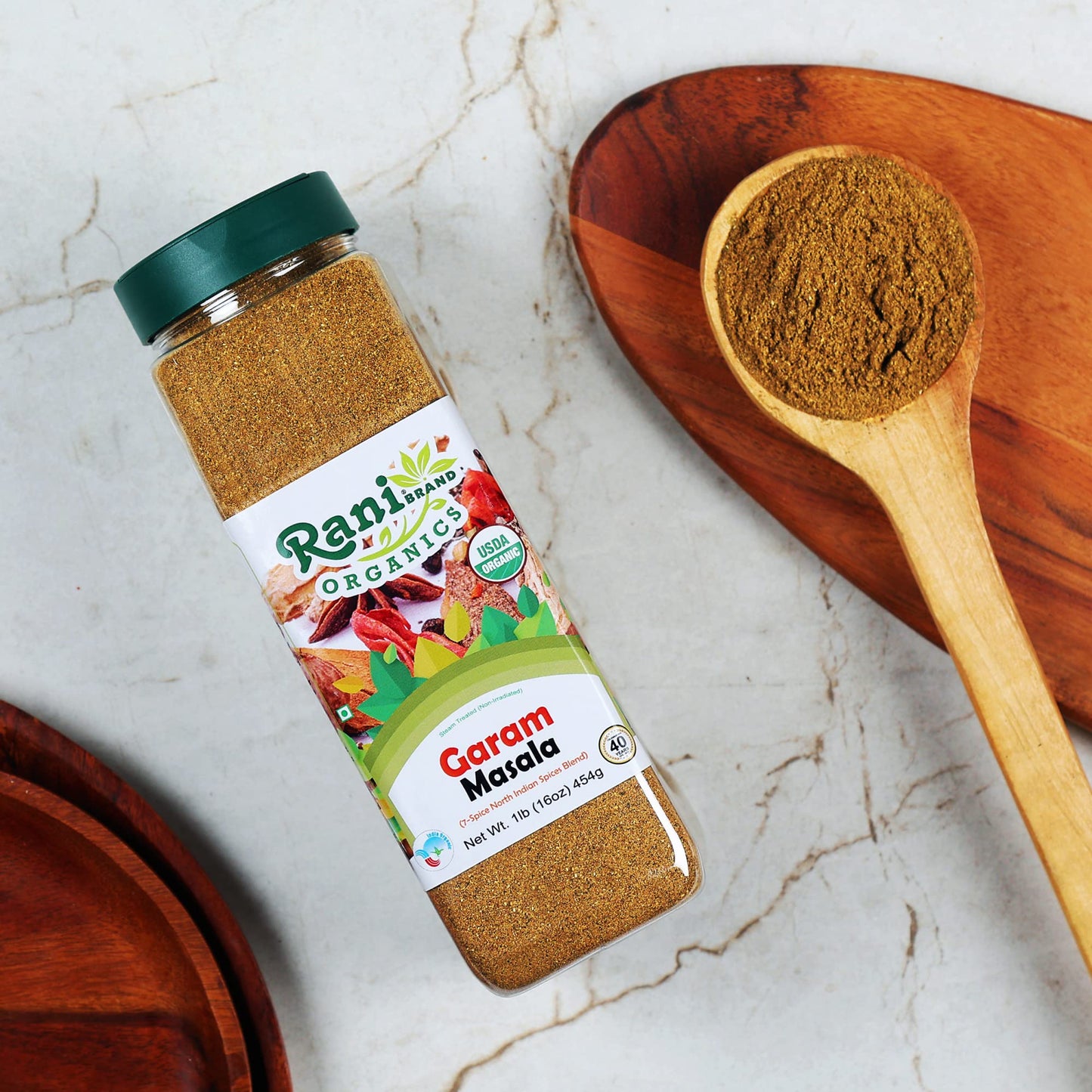 Rani Garam Masala Indian 11-Spice Blend 3oz (85g) PET Jar ~ All Natural, Salt-Free | Vegan | No Colors | Gluten Friendly | NON-GMO | Kosher | Indian Origin