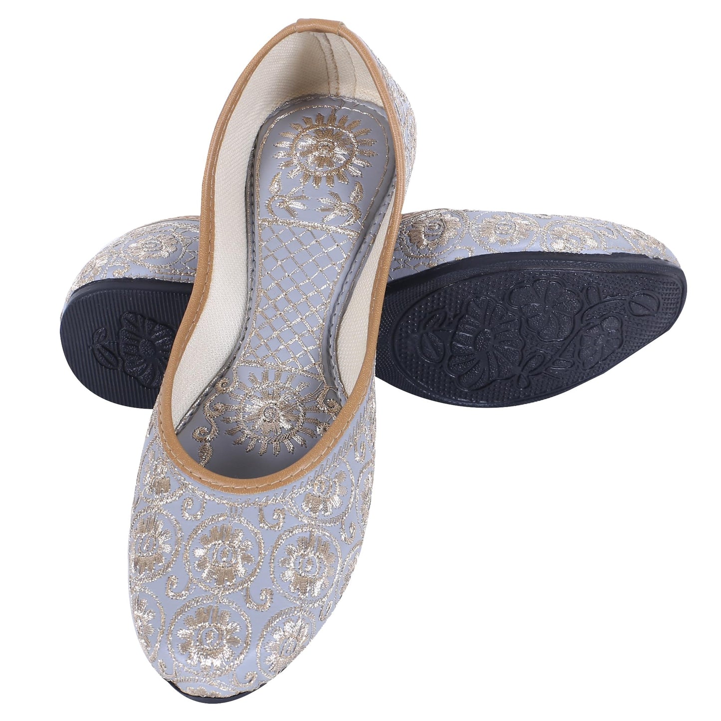 DFR Woman Embroidered Punjabi Mojari Jutti Juti for Women Shoe
