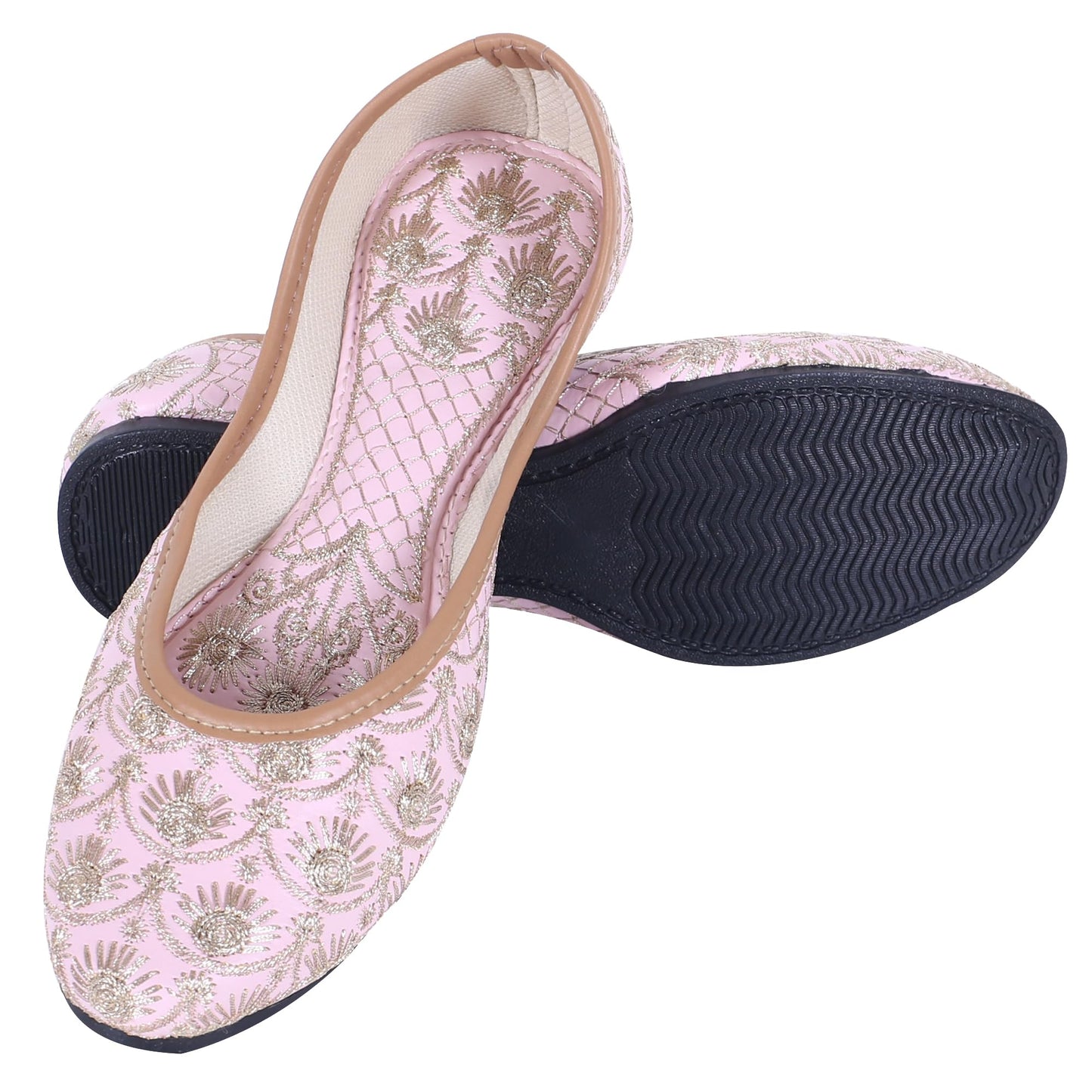 DFR Woman Embroidered Punjabi Mojari Jutti Juti for Women Shoe