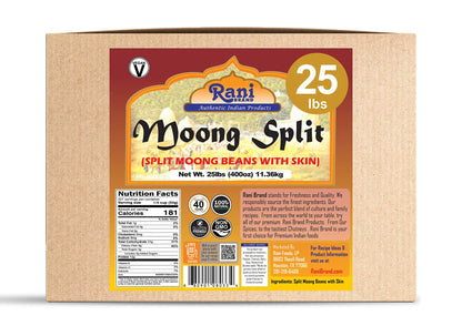 Rani Moong Whole (Ideal for cooking & sprouting, Whole Mung Beans with skin) Lentils Indian 64oz (4lbs) 1.81kg Bulk ~ All Natural | Gluten Friendly | Non-GMO | Kosher | Vegan | Indian Origin