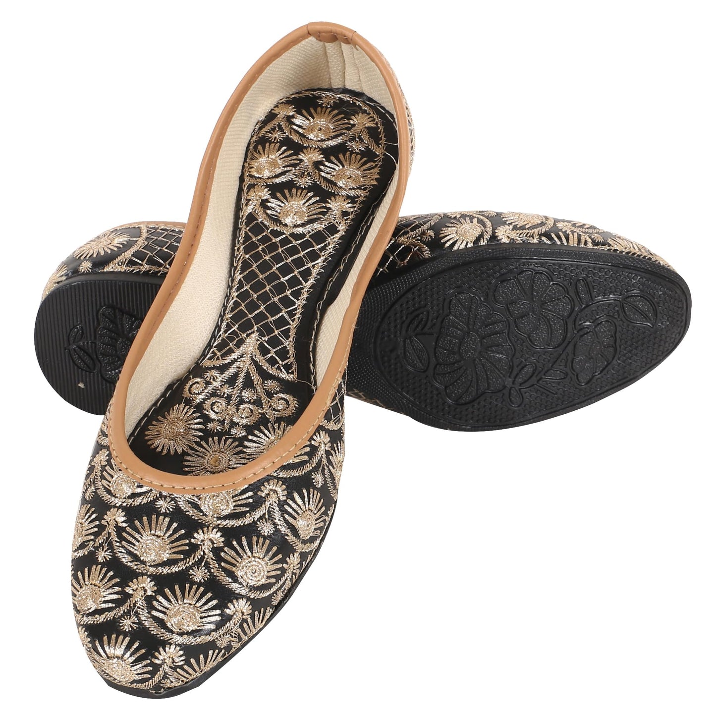 DFR Woman Embroidered Punjabi Mojari Jutti Juti for Women Shoe