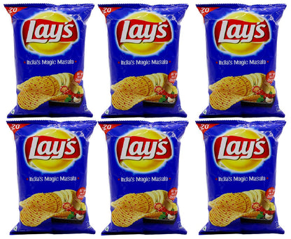 Great Bazaar Lays India's Magic Masala, 52g (6 Pack)