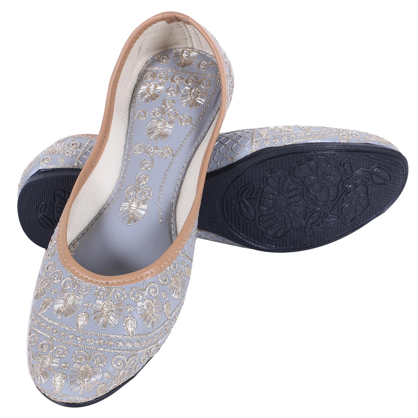 DFR Woman Embroidered Punjabi Mojari Jutti Juti for Women Shoe