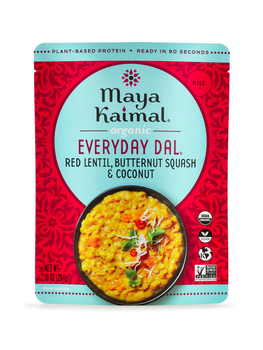 MAYA KAIMAL Organic, Everyday Dal, Red Lentil, Butternut Squash & Coconut, 10 OZ