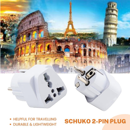 Hi-PLASST (3pcs) Type-A US Converter Plug // India to USA Universal Travel Adapter for USA, Canada, Mexico, Brazil, Philippines, Cuba, Thailand, Taiwan, Japan, Panama, etc