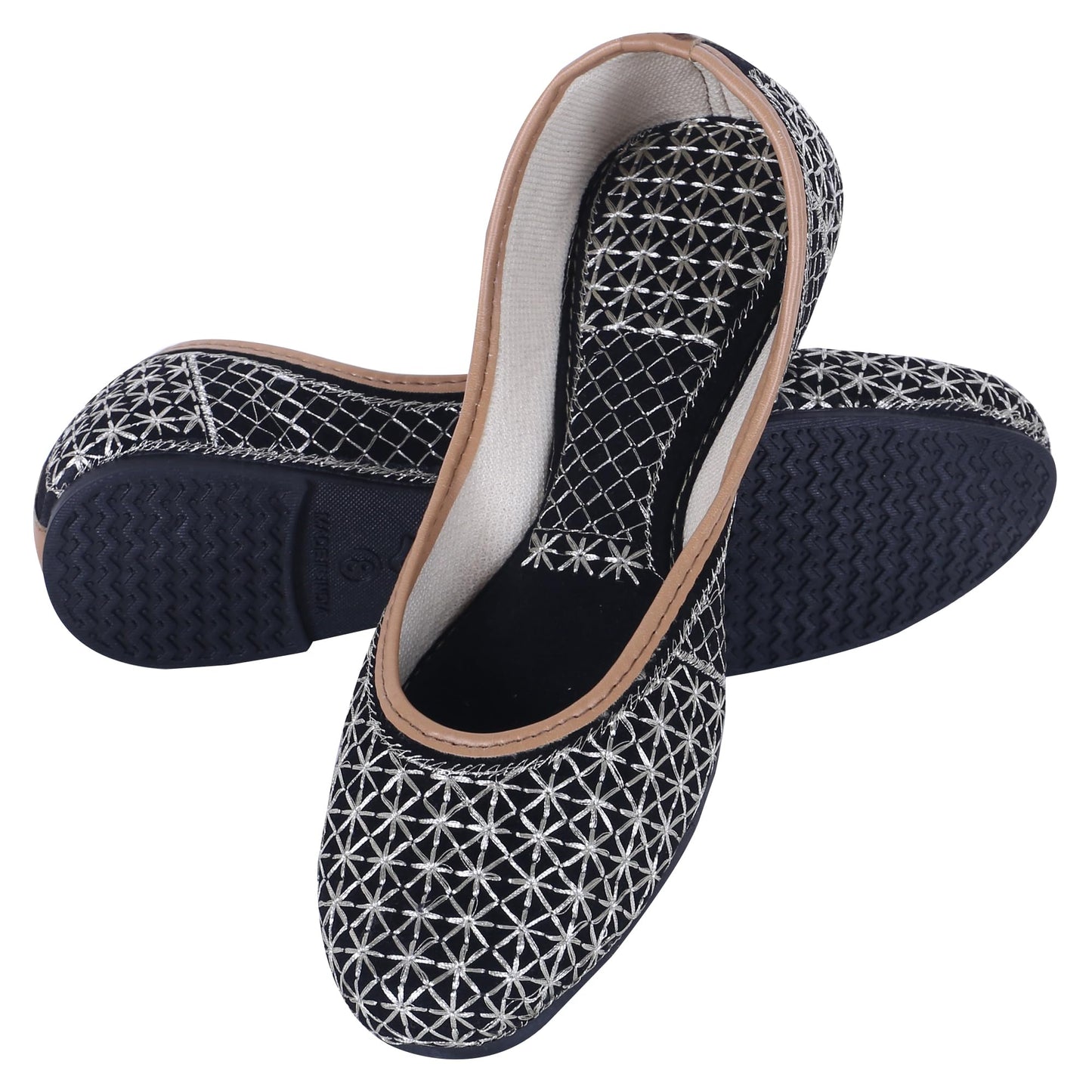 DFR Woman Embroidered Punjabi Mojari Jutti Juti for Women Shoe