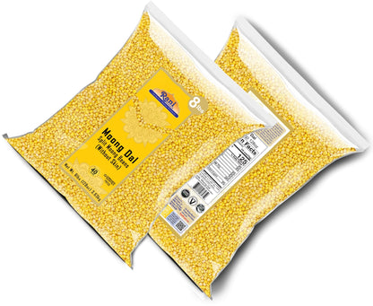 Rani Moong Whole (Ideal for cooking & sprouting, Whole Mung Beans with skin) Lentils Indian 64oz (4lbs) 1.81kg Bulk ~ All Natural | Gluten Friendly | Non-GMO | Kosher | Vegan | Indian Origin