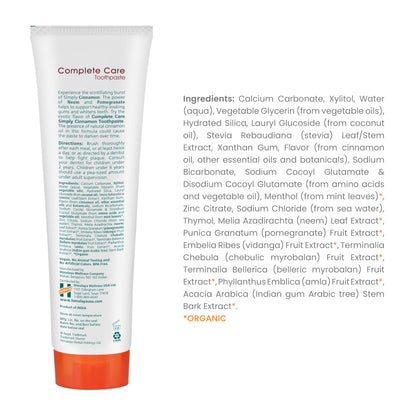 Himalaya Botanique Complete Care Toothpaste, Herbal, Mint Flavor, Fights Plaque, Freshens Breath, Fluoride Free, No Artificial Flavors, SLS Free, Cruelty Free, Foaming, 5.29 Oz, 4 Pack