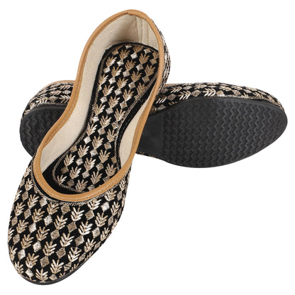 DFR Woman Embroidered Punjabi Mojari Jutti Juti for Women Shoe