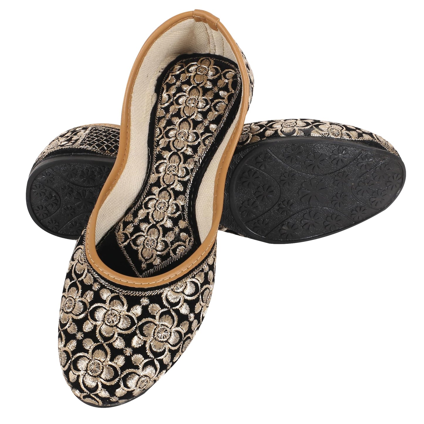 DFR Woman Embroidered Punjabi Mojari Jutti Juti for Women Shoe