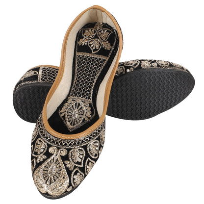 DFR Woman Embroidered Punjabi Mojari Jutti Juti for Women Shoe