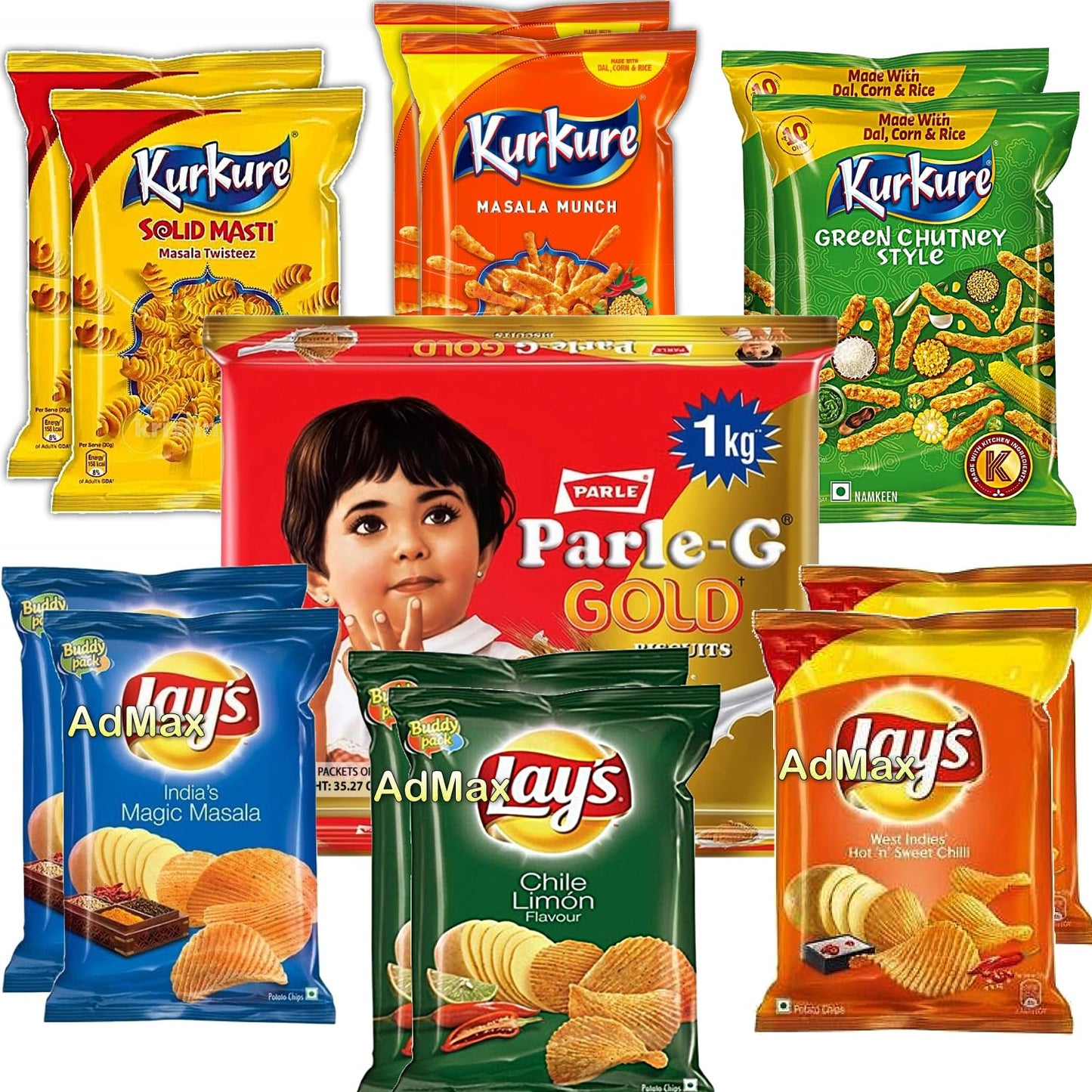 Exotic World Indian Snacks Box Party Mix Combo 2