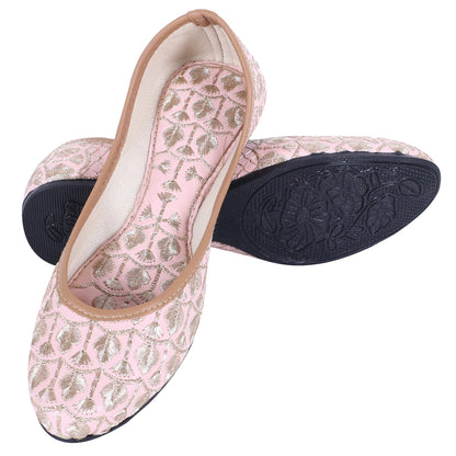 DFR Woman Embroidered Punjabi Mojari Jutti Juti for Women Shoe