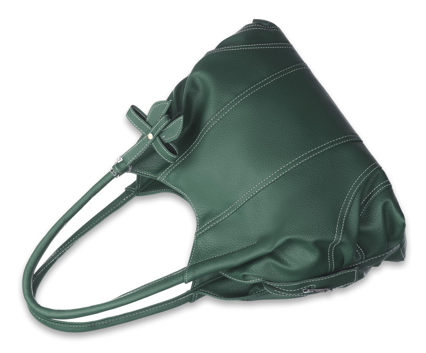 Fostelo Women's Vegan Leather Style Diva Handbag Shoulder Hobo Bag Ladies Purse (Large)