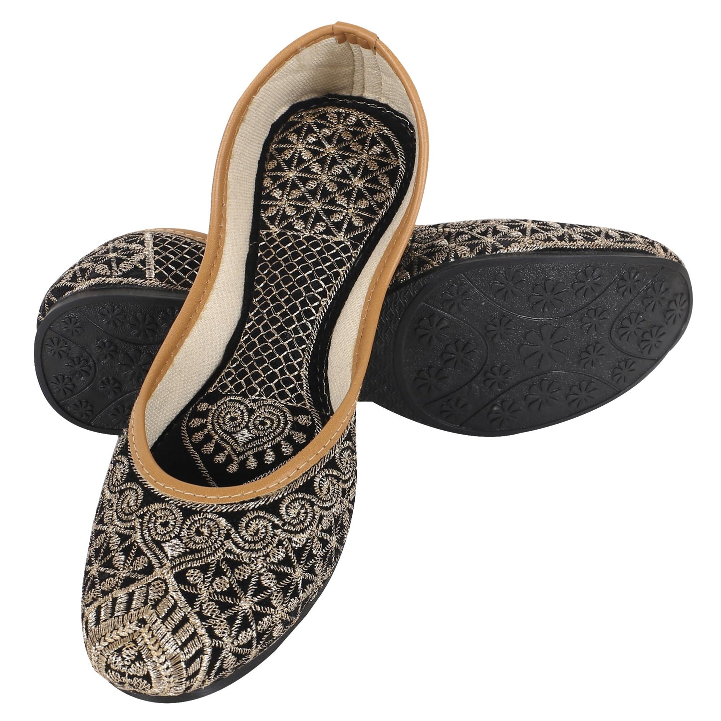 DFR Woman Embroidered Punjabi Mojari Jutti Juti for Women Shoe