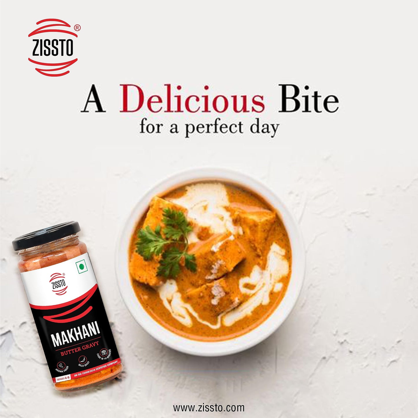 Zissto Tikka Masala Paste | Ready To Cook Mix Gravy | 250gms Serves 6-8 People | All Purpose Gravy Chicken Tikka Masala, Paneer Tikka Masala, Tikka Sandwich, Paneer Kathi Roll