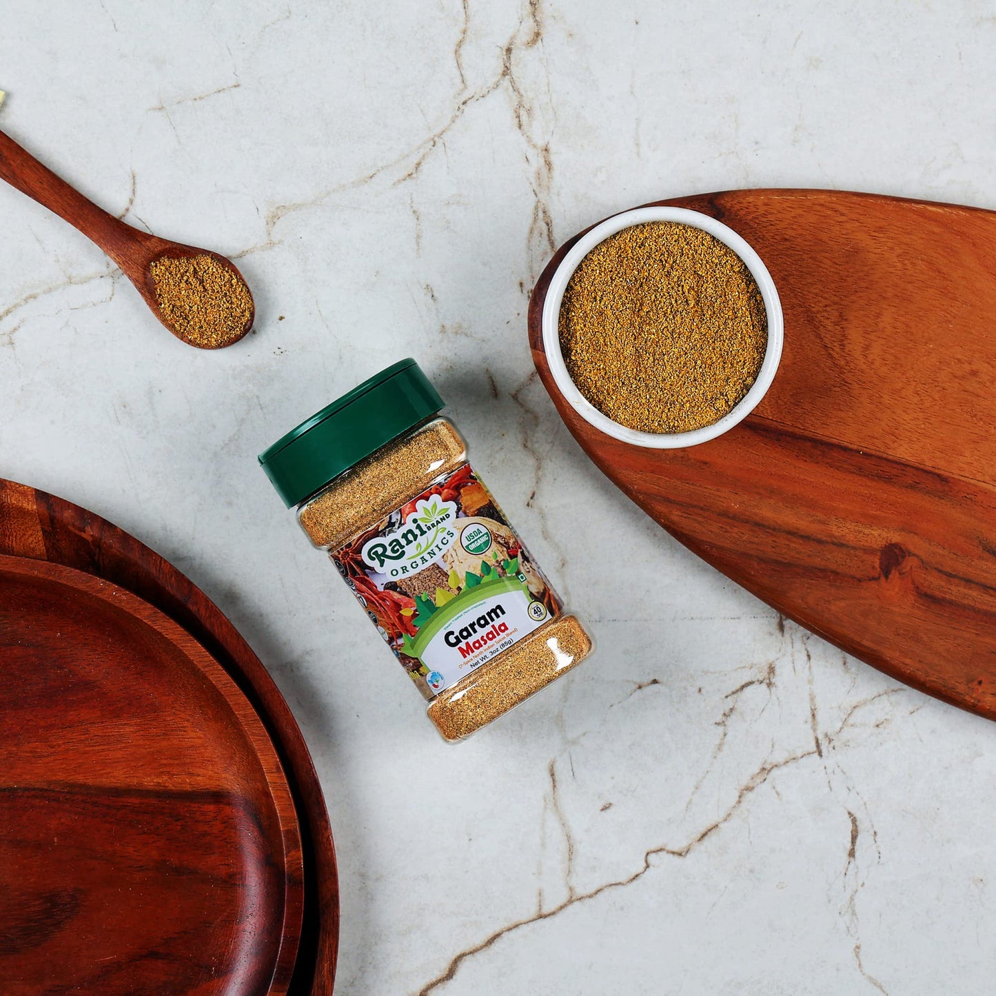 Rani Garam Masala Indian 11-Spice Blend 3oz (85g) PET Jar ~ All Natural, Salt-Free | Vegan | No Colors | Gluten Friendly | NON-GMO | Kosher | Indian Origin