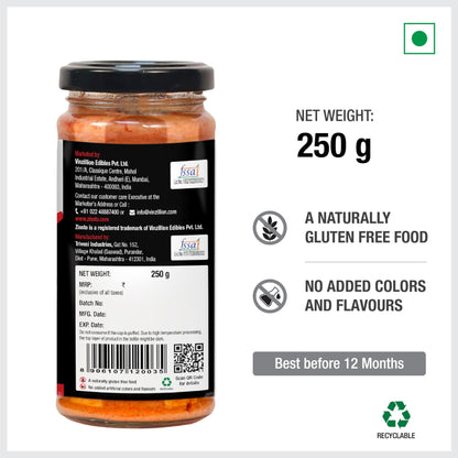 Zissto Tikka Masala Paste | Ready To Cook Mix Gravy | 250gms Serves 6-8 People | All Purpose Gravy Chicken Tikka Masala, Paneer Tikka Masala, Tikka Sandwich, Paneer Kathi Roll
