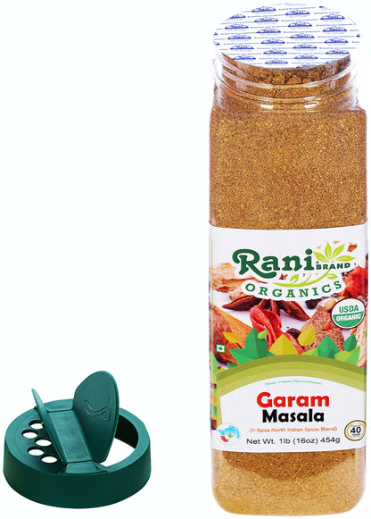Rani Garam Masala Indian 11-Spice Blend 3oz (85g) PET Jar ~ All Natural, Salt-Free | Vegan | No Colors | Gluten Friendly | NON-GMO | Kosher | Indian Origin