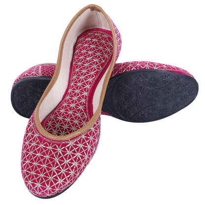 DFR Woman Embroidered Punjabi Mojari Jutti Juti for Women Shoe