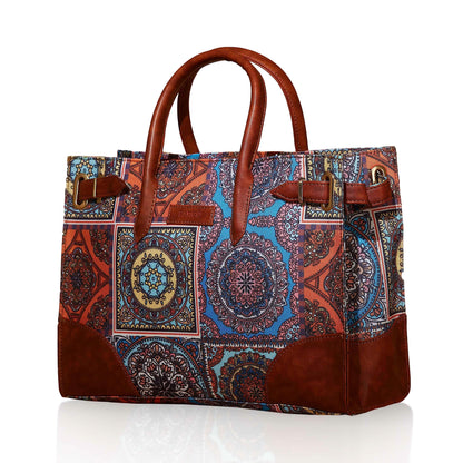 Fargo Canvas Laptop Handbag For Women - Stylish & Durable Tote Bag, Fits 15-Inch Laptop