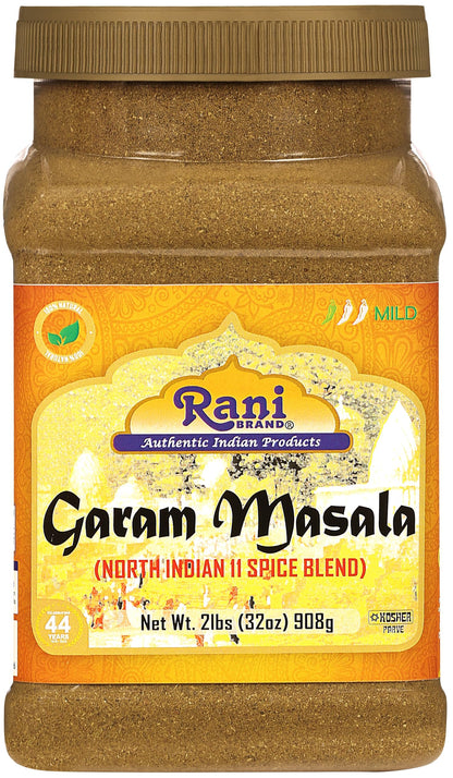 Rani Garam Masala Indian 11-Spice Blend 3oz (85g) PET Jar ~ All Natural, Salt-Free | Vegan | No Colors | Gluten Friendly | NON-GMO | Kosher | Indian Origin