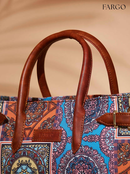 Fargo Canvas Laptop Handbag For Women - Stylish & Durable Tote Bag, Fits 15-Inch Laptop