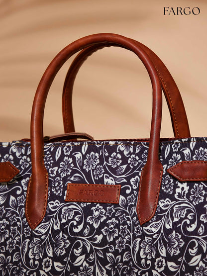 Fargo Canvas Laptop Handbag For Women - Stylish & Durable Tote Bag, Fits 15-Inch Laptop