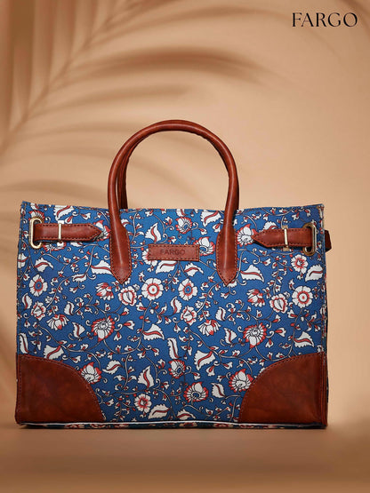 Fargo Canvas Laptop Handbag For Women - Stylish & Durable Tote Bag, Fits 15-Inch Laptop