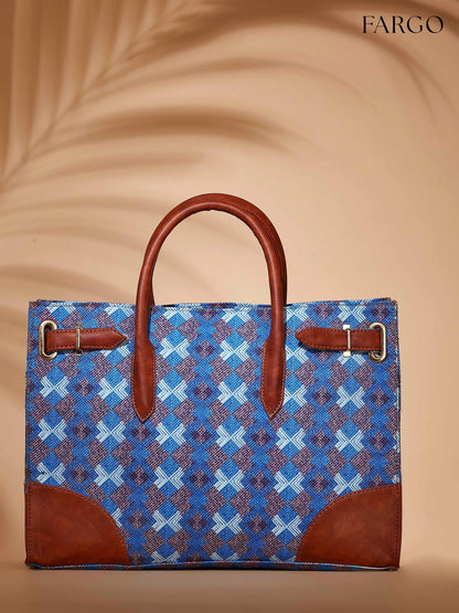 Fargo Canvas Laptop Handbag For Women - Stylish & Durable Tote Bag, Fits 15-Inch Laptop