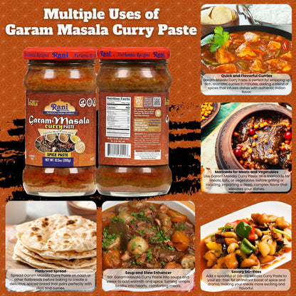 Rani Garam Masala Indian 11-Spice Blend 3oz (85g) PET Jar ~ All Natural, Salt-Free | Vegan | No Colors | Gluten Friendly | NON-GMO | Kosher | Indian Origin