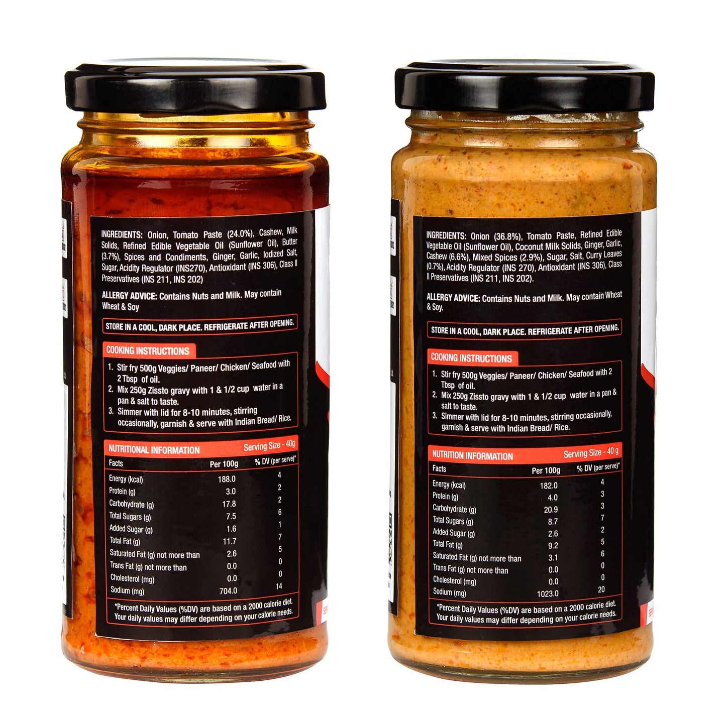 Zissto Tikka Masala Paste | Ready To Cook Mix Gravy | 250gms Serves 6-8 People | All Purpose Gravy Chicken Tikka Masala, Paneer Tikka Masala, Tikka Sandwich, Paneer Kathi Roll