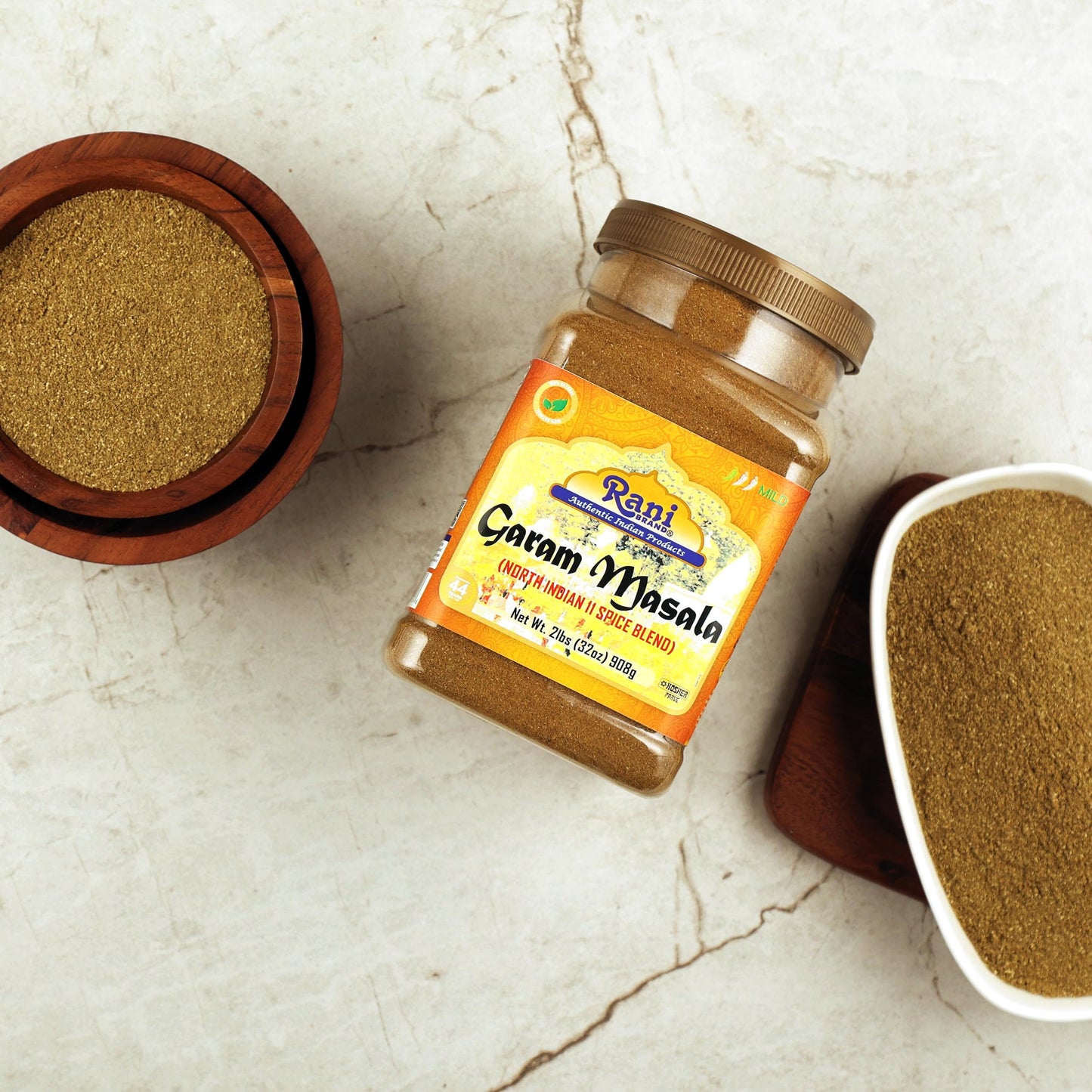 Rani Garam Masala Indian 11-Spice Blend 3oz (85g) PET Jar ~ All Natural, Salt-Free | Vegan | No Colors | Gluten Friendly | NON-GMO | Kosher | Indian Origin