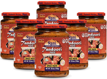 Rani Tandoori Masala (Natural, No Colors Added) Indian 11-Spice Blend 3oz (85g) PET Jar ~ Salt Free | Vegan | Gluten Friendly | NON-GMO | Kosher | Indian Origin