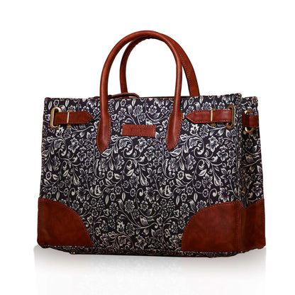 Fargo Canvas Laptop Handbag For Women - Stylish & Durable Tote Bag, Fits 15-Inch Laptop