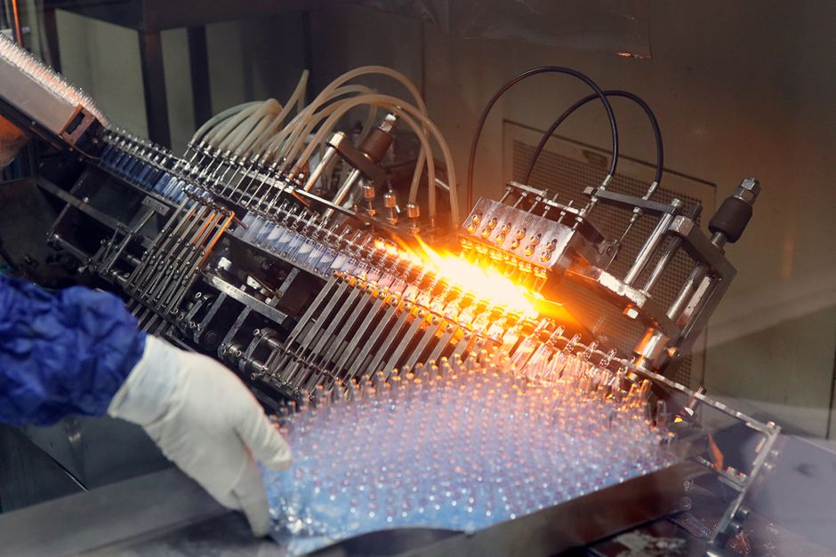 Sterile fill line or API block